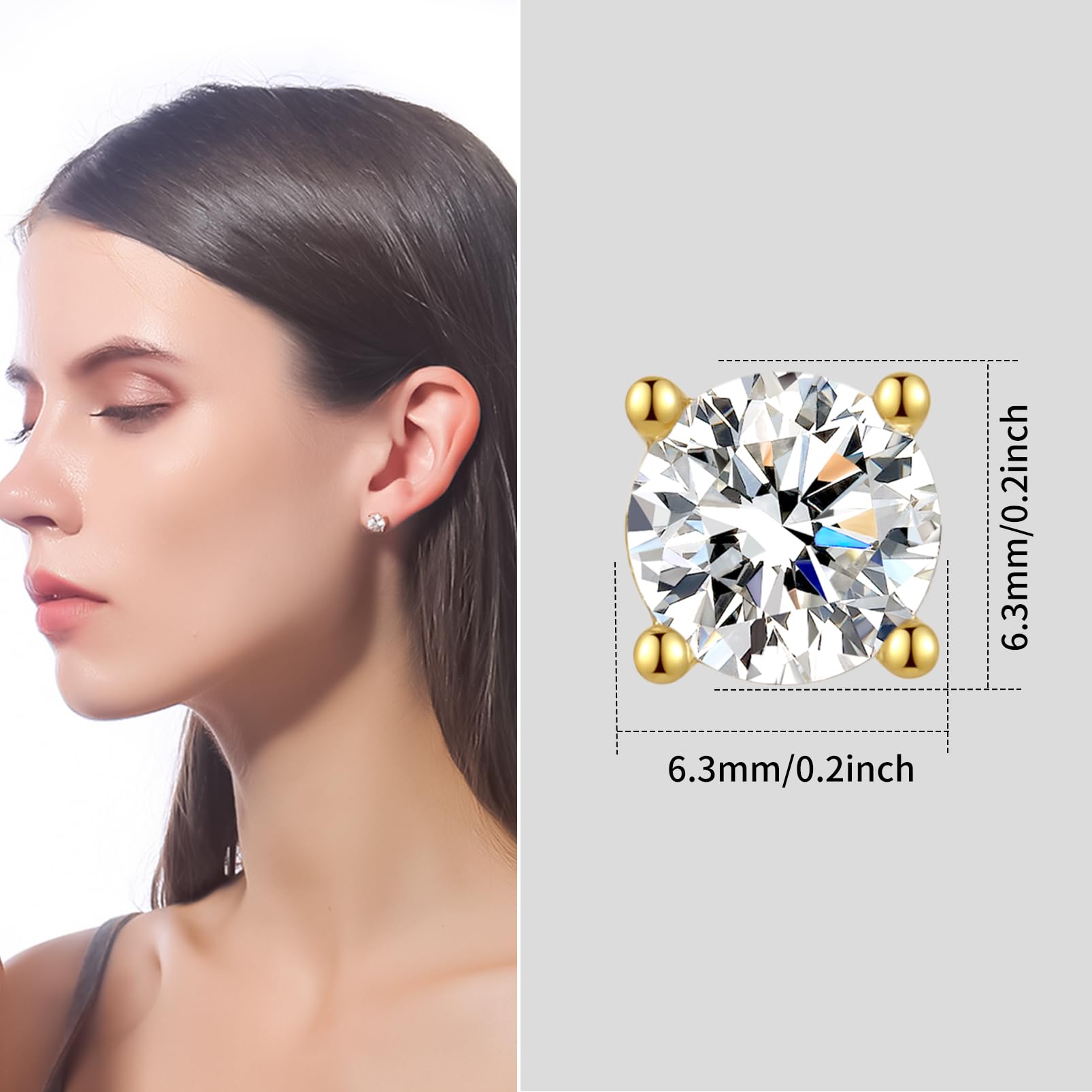 ToHeart 14K Butterfly Earrings for Womens Lightweight Minimalist Gold Butterfly Earrings for Womens Handpicked Gifts Bff Birthday - Image 3