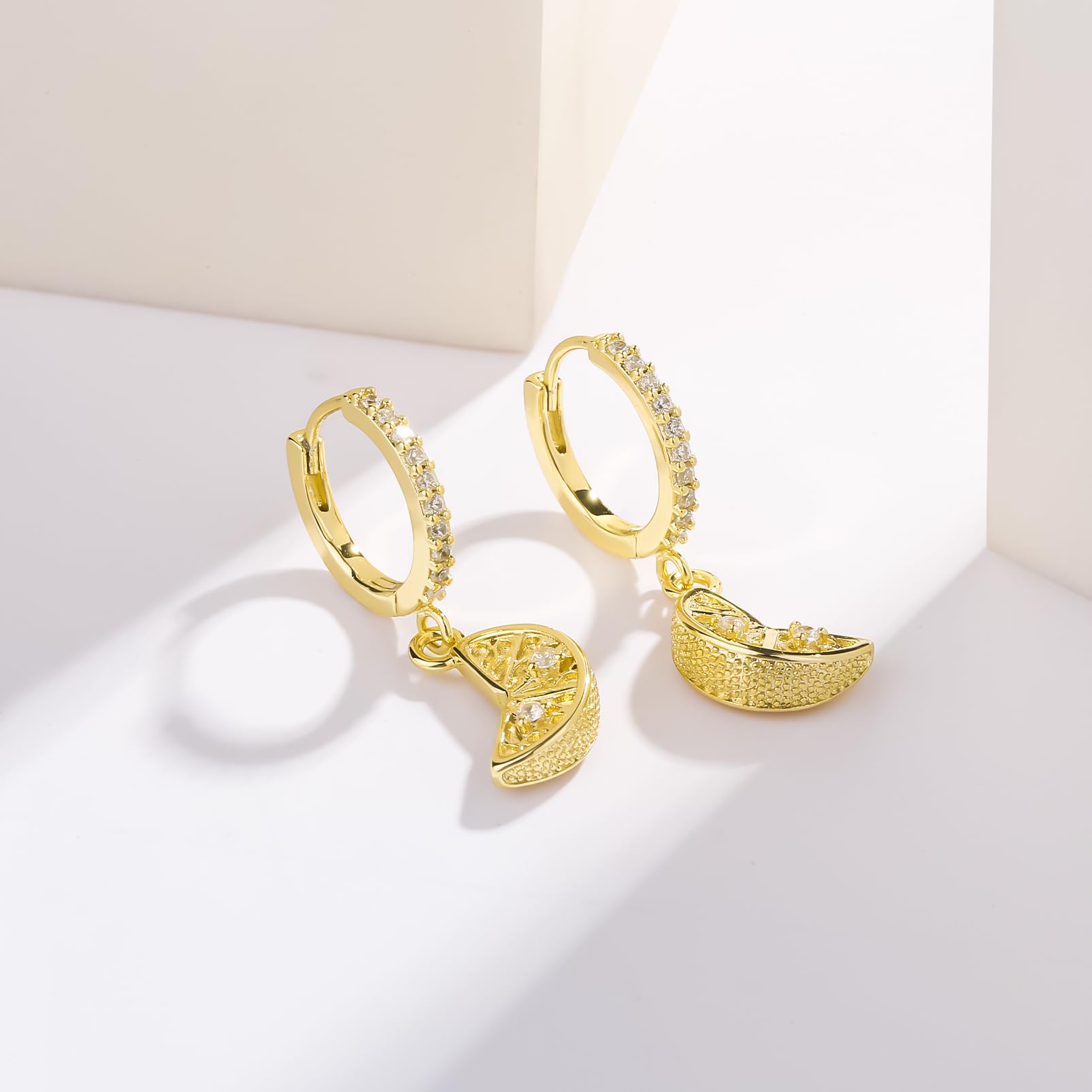 ToHeart Gold Dangle Earrings for Women Sun Hoop Earrings For Women Small Gold Hoop Earrings - Image 5