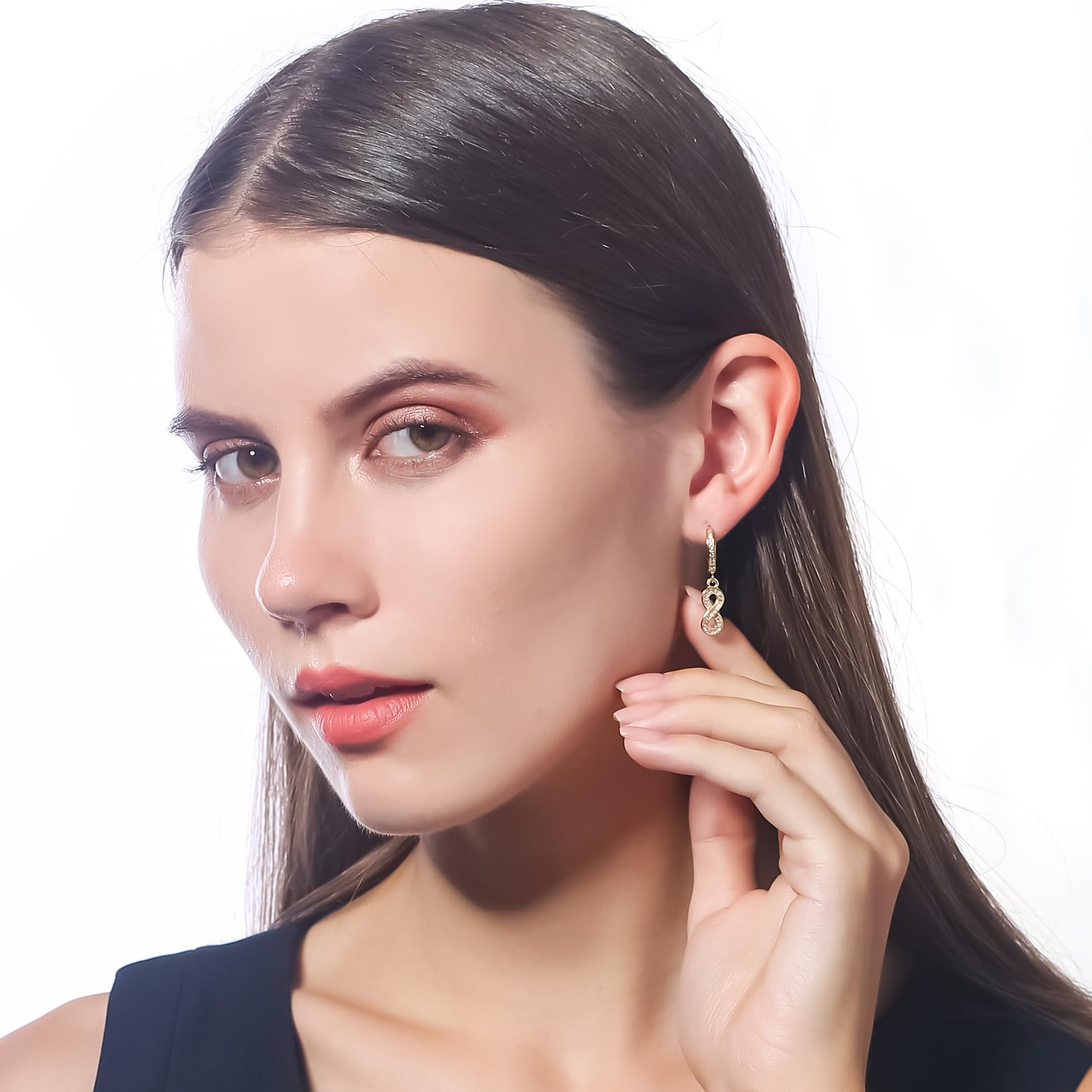 ToHeart Gold Dangle Earrings for Women Sun Hoop Earrings For Women Small Gold Hoop Earrings - Image 4