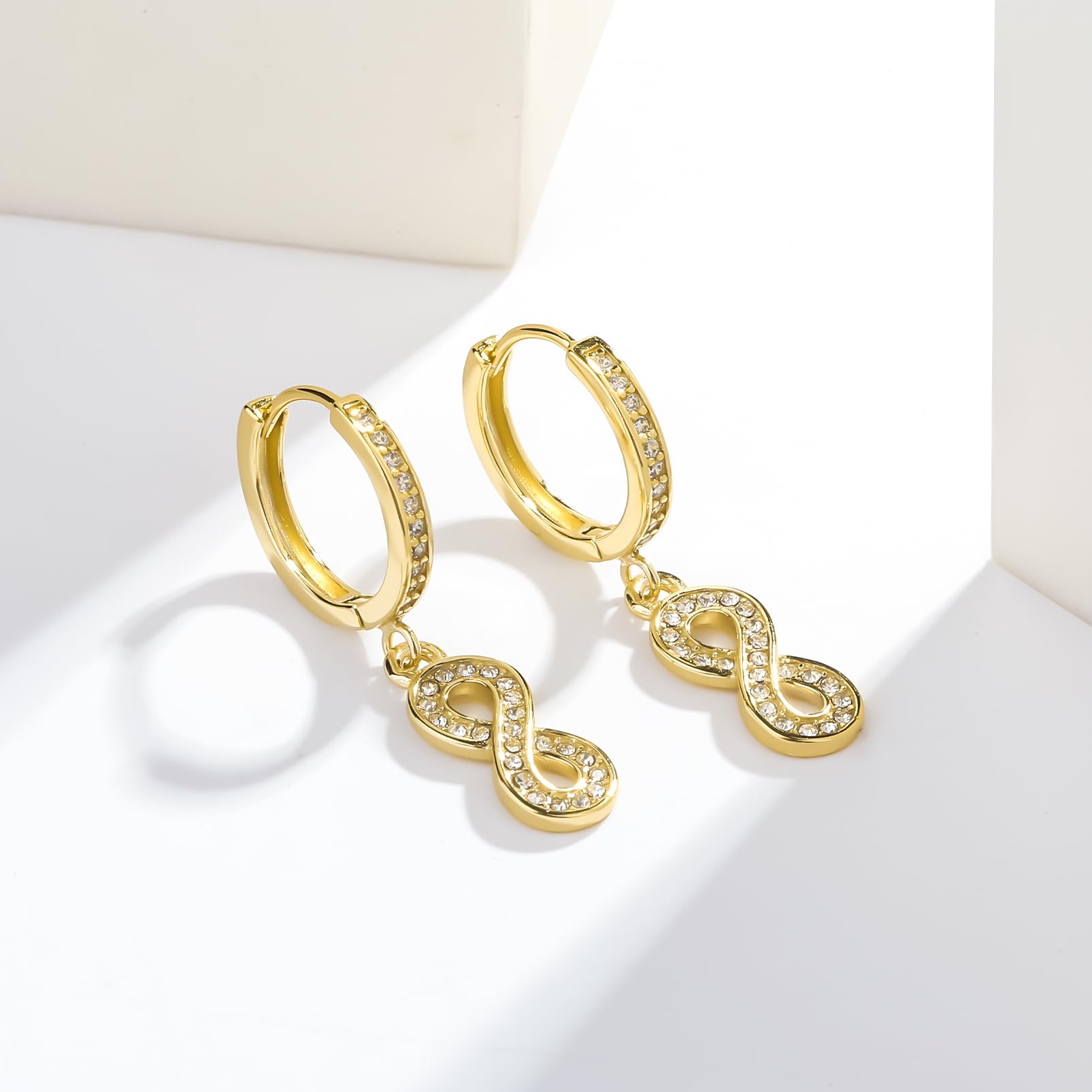 ToHeart Gold Dangle Earrings for Women Sun Hoop Earrings For Women Small Gold Hoop Earrings - Image 5