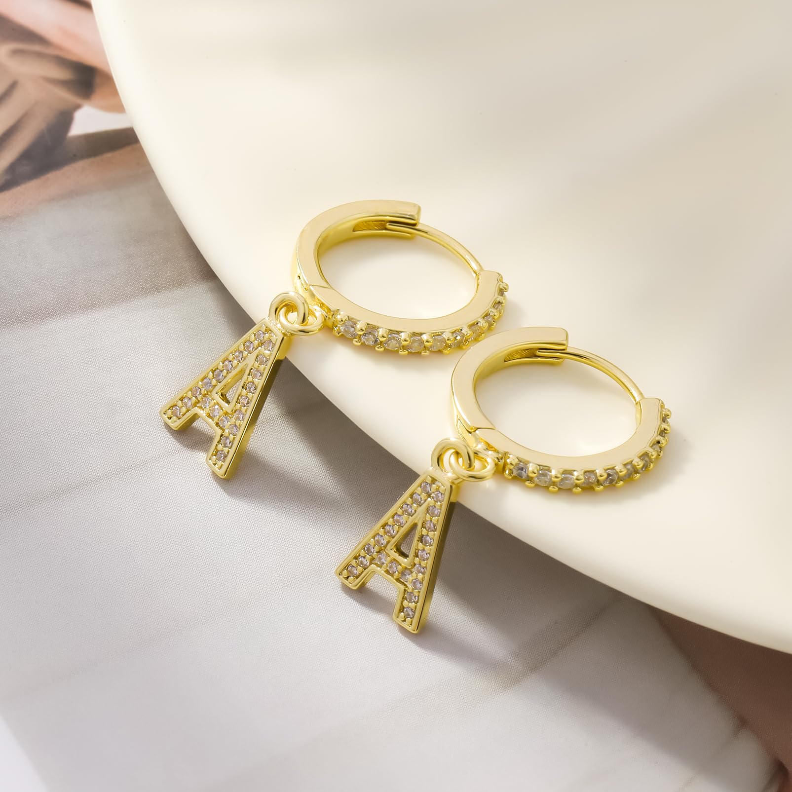 ToHeart Gold Dangle Earrings for Women Sun Hoop Earrings For Women Small Gold Hoop Earrings - Image 5