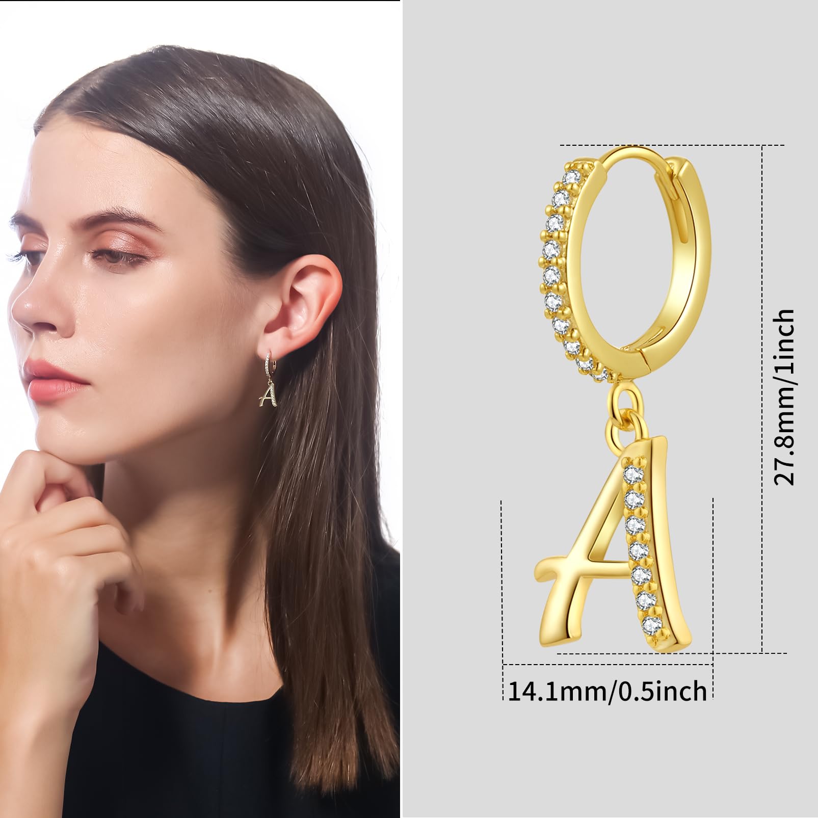 ToHeart Gold Dangle Earrings for Women Sun Hoop Earrings For Women Small Gold Hoop Earrings - Image 3
