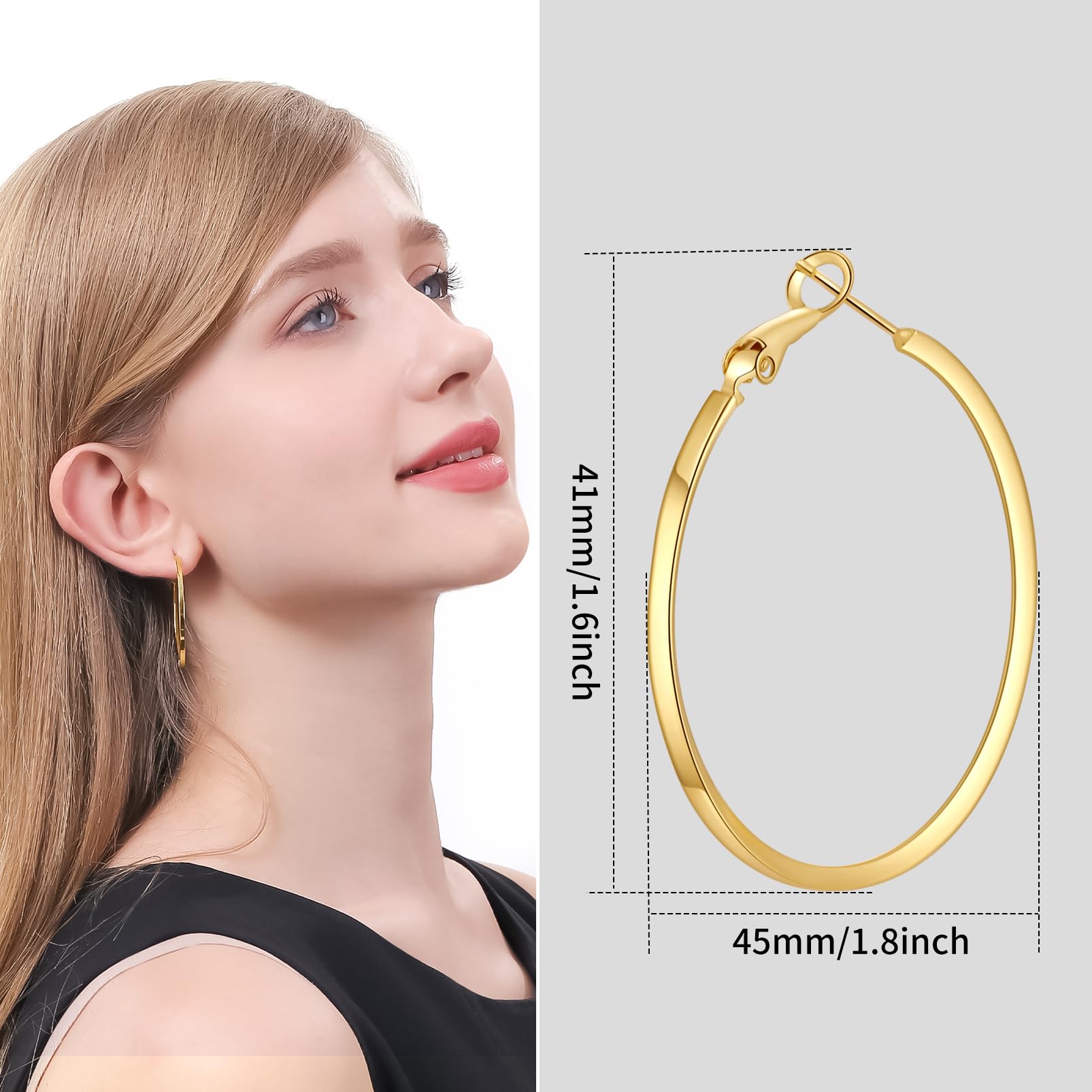 ToHeart Starfish Earrings for Womens Hypoallergenic 14K Gold Starfish Earrings for Womens/Girls Minimalist - Image 3