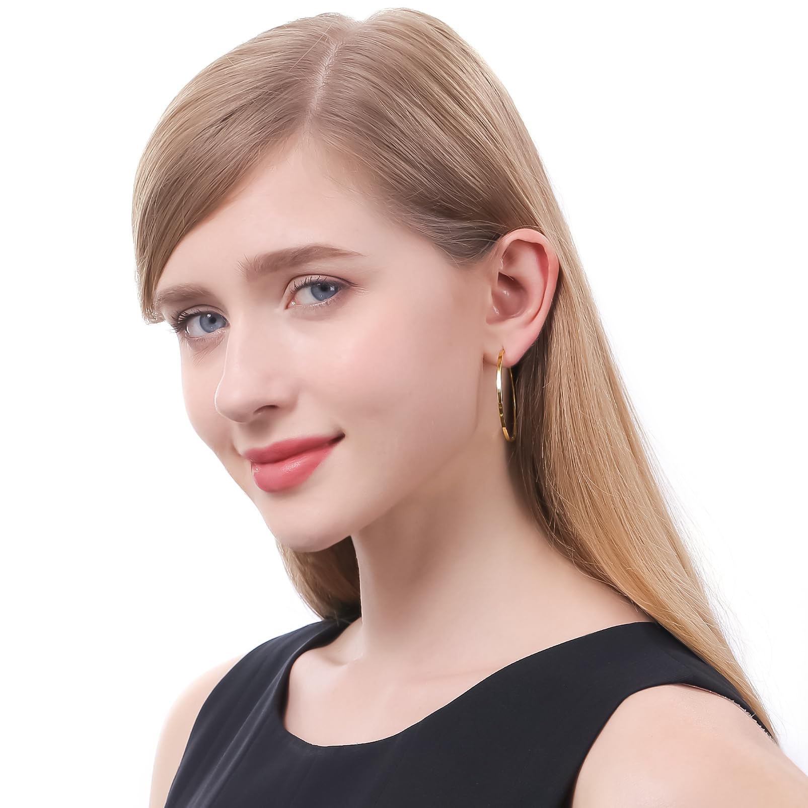 ToHeart Starfish Earrings for Womens Hypoallergenic 14K Gold Starfish Earrings for Womens/Girls Minimalist - Image 5