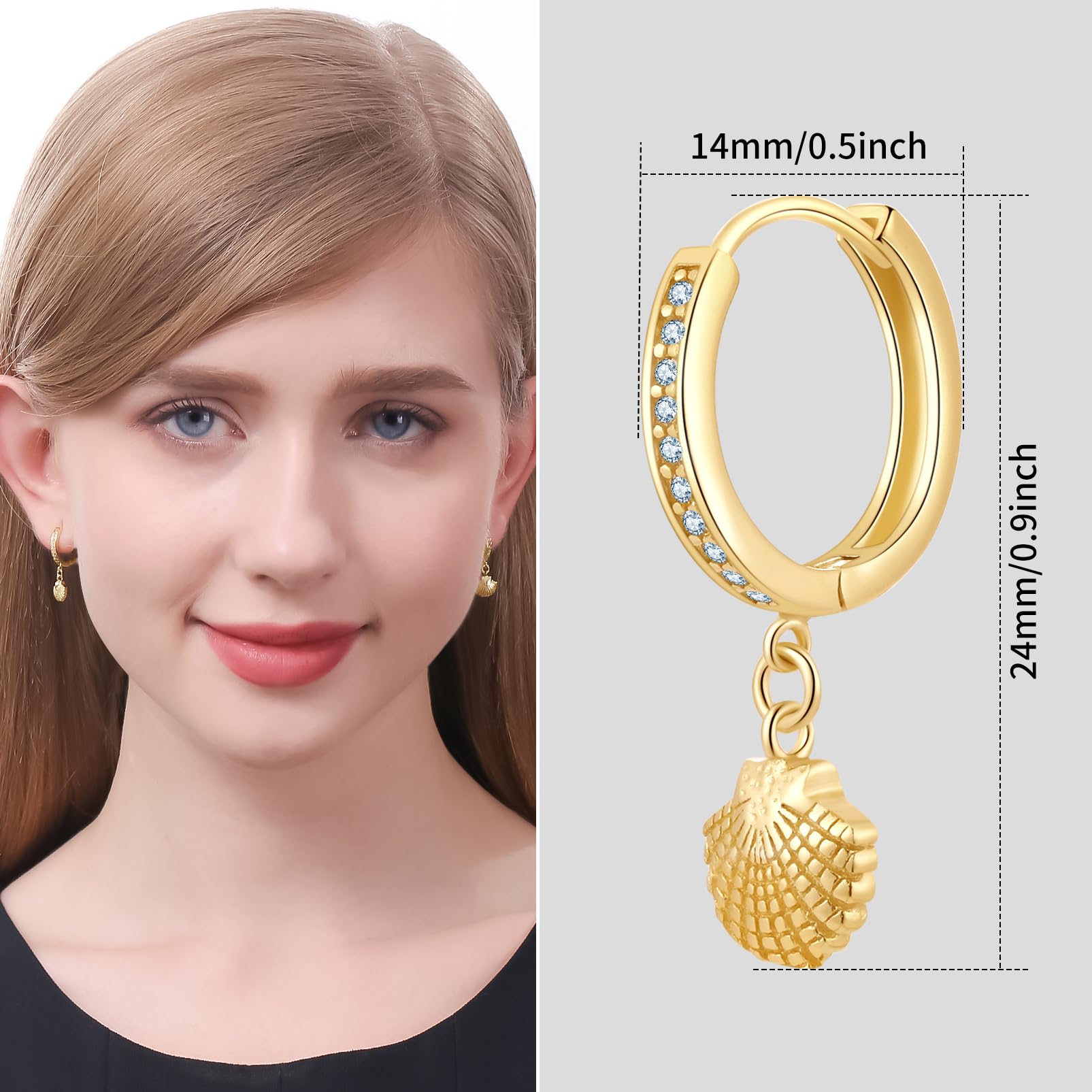 ToHeart Twist Hoop Earrings for Women Twisted Earrings Gift - Image 3